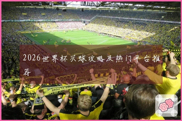 2026世界杯买球攻略及热门平台推荐